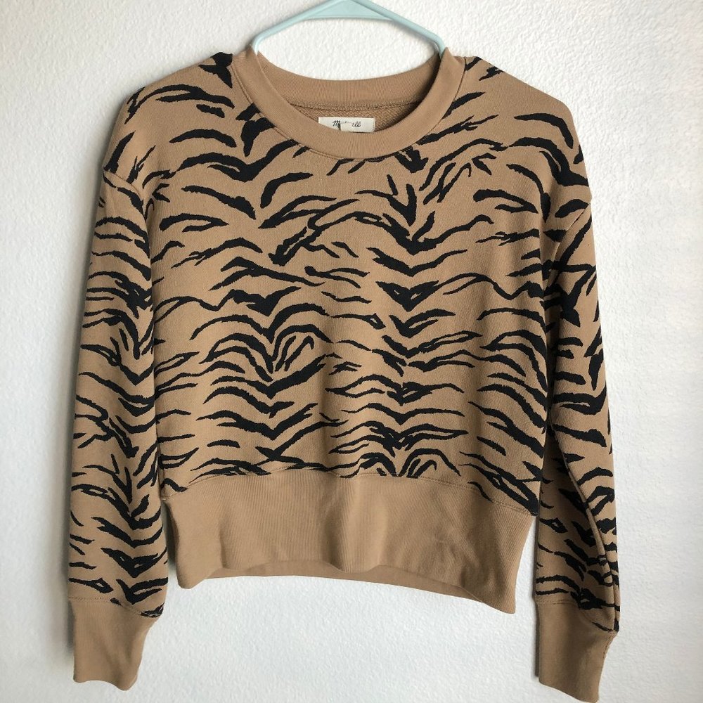 Madewell Animal-Print Sweatshirt
